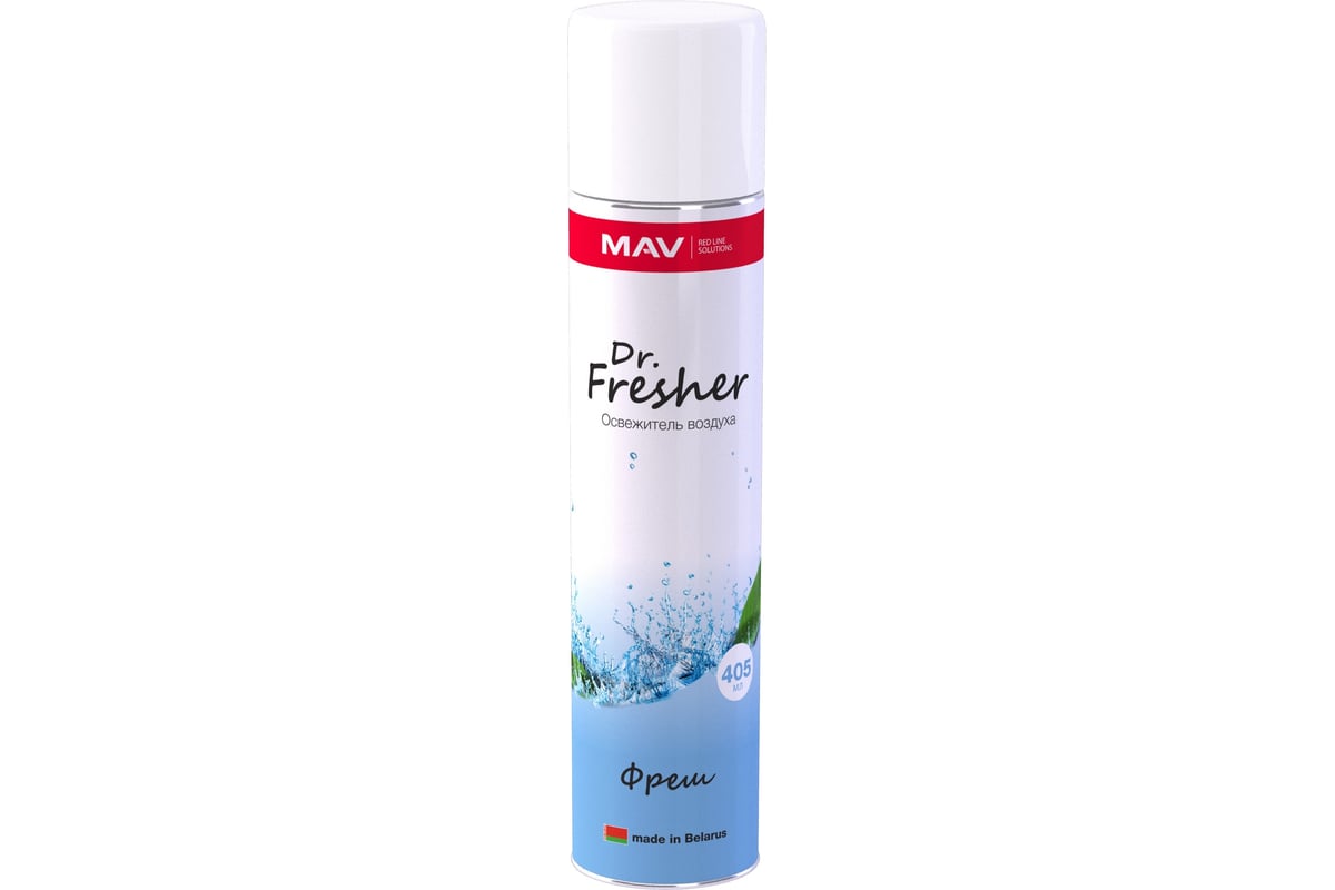 Освежитель воздуха MAV Dr. Fresh фреш, аэрозоль 405 мл 337288 - выгодная  цена, отзывы, характеристики, фото - купить в Москве и РФ