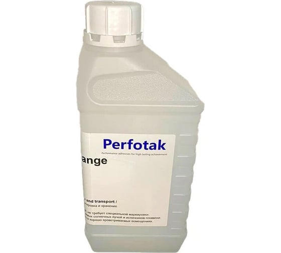 Жидкое средство для очистки клеенаносящего оборудования Perfotak Perfoclean L-orange с апельсиновым запахом, ЭВА, каучук, ПО, банка 1 л PFCLО001