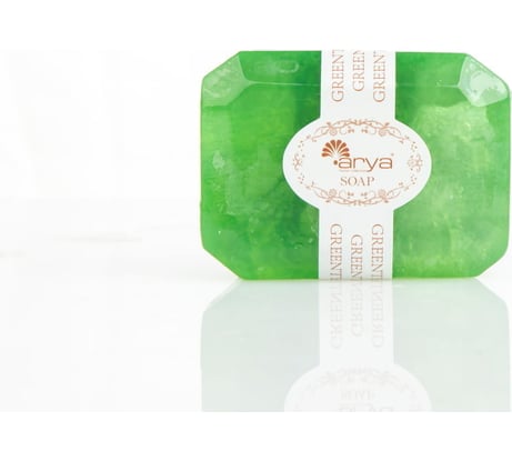 Мыло Arya Home arya глицериновое с минералами arya зеленый чай 100г зеленый 8680943222909