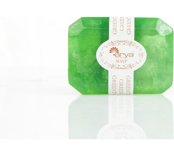 Мыло Arya Home arya глицериновое с минералами arya зеленый чай 100г зеленый 8680943222909