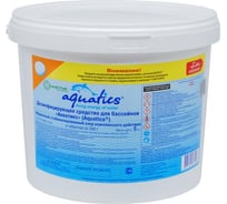 Медленный стабилизированный хлор Aquatics 3 в 1 хлор, альгицид, коагулянт по 200 г. 5кг 1