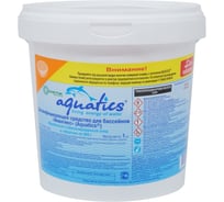 Медленный стабилизированный хлор Aquatics в таблетках по 200 г. 1кг 10