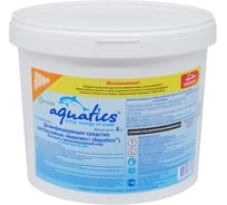 Быстрый стабилизированный хлор Aquatics в таблетках по 20 г. 4кг 9