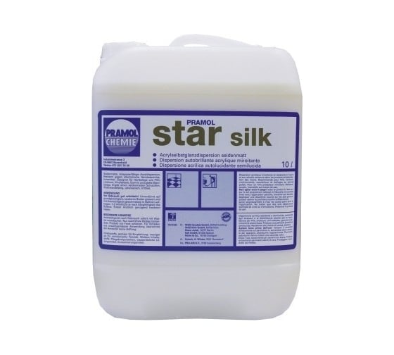 Акриловое дисперсионное покрытие с матовым блеском Pramol STAR SILK 10L 14536.08310 1