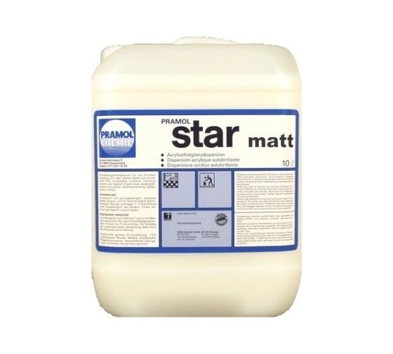 Акриловое дисперсионное покрытие с матовым блеском Pramol STAR MATT 10L 14519.08310