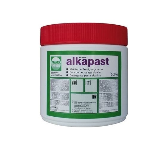 Паста для удаления масляных загрязнений с натурального камня Pramol ALKAPAST 0,5 кг 13016.08390 1
