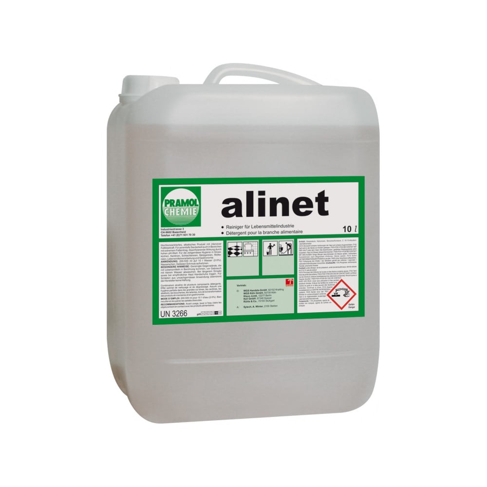 Щелочной очиститель для предприятий общественного питания Pramol ALINET ...