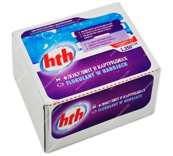 Коагулянт в картриджах HTH REGULARFLOC 1,25кг S800800H9 1
