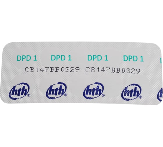 Таблетки для фотометра HTH DPD 1 en A590115H1