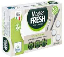 Таблетки для посудомоечных машины Master FRESH ECO в растворимой оболочке, 30 шт С0006192