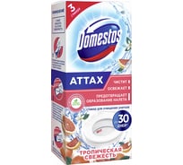 Стикер для унитаза DOMESTOS тропическая свежесть, 3x10 г 68398280 32136240