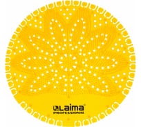 Дезодоратор коврик для писсуара LAIMA желтый, аромат Лимон, Professional, на 30 дней 608898