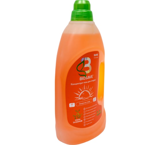 Гель для стирки белья Бархат BIOSAVE Barhat ECOluxury 2.2 л, Энергия утра BEL 1312
