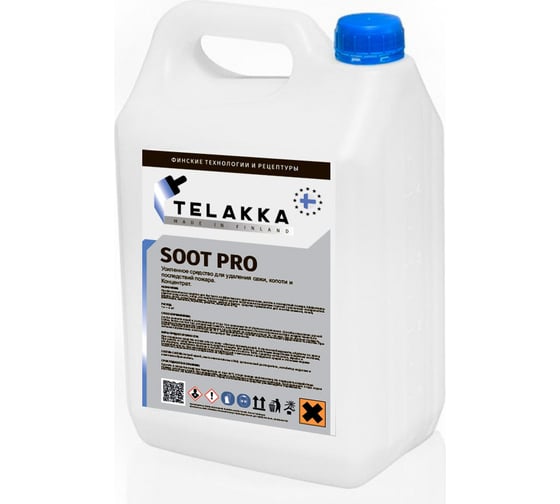 Усиленное средство для очистки сажи и копоти Telakka SOOT PRO 10л 4673763647421