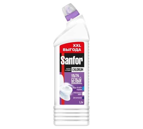 Средство санитарно-гигиеническое SANFOR Chlorum, 1500 мл 24505 1