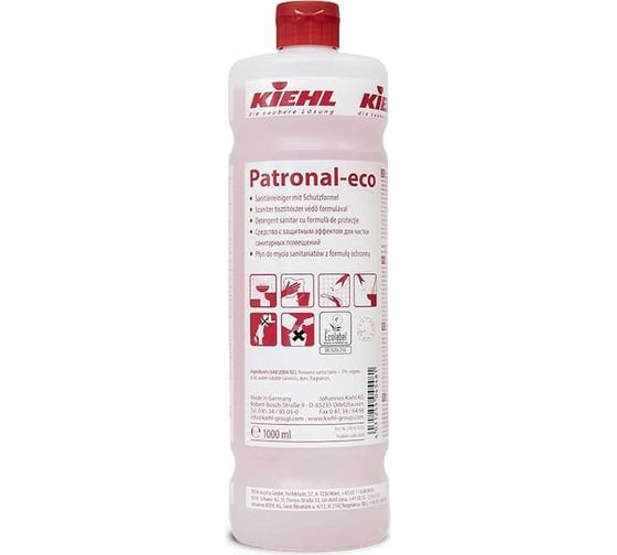 Средство с защитным эффектом для чистки сан. помещений KIEHL Johannes KG Patronal-eco 1 л j403201