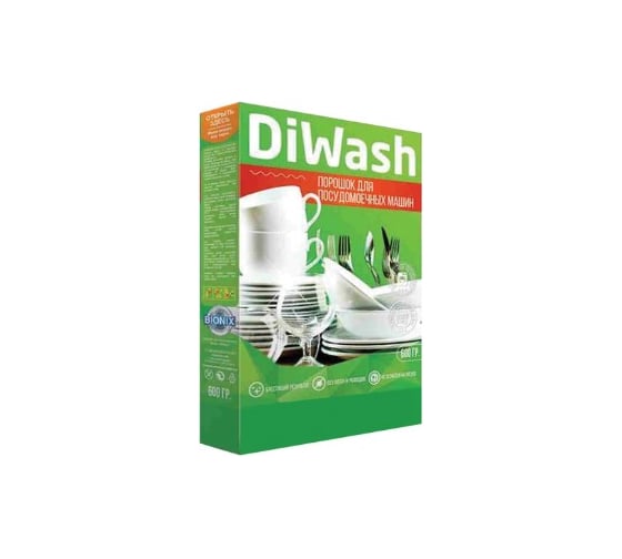 Порошок для мытья посуды в посудомоечных машинах DIWASH 600 г 604640