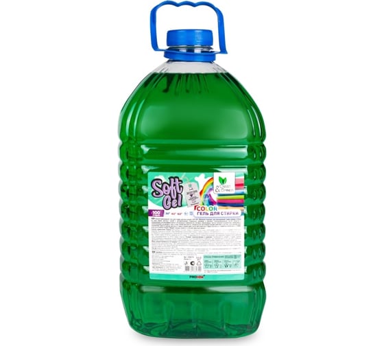 Гель для стирки Прохим "Soft Gel" для цветных тканей (концентрат), 5 л (ПЭТ) CG8270 1
