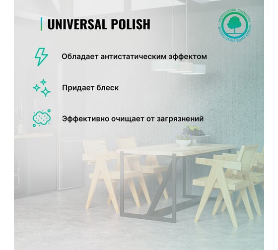 Средство для ухода за мебелью (полироль) PROSEPT Universal Polish готовый состав 0,5 л 304-05