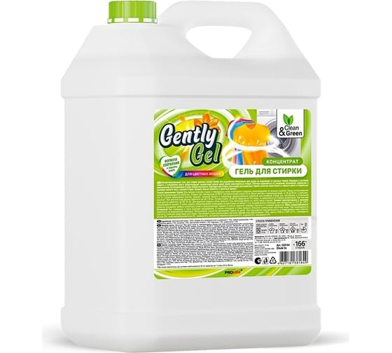 Гель концентрат для стирки Прохим "Gently Gel" для цветных тканей, (ПЭНД) 5 л CG8184 1