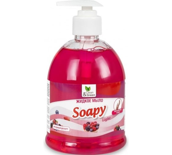 Жидкое мыло Прохим "Soapy" Light Ягодный десерт, с дозатором, 500 мл CG8244 1