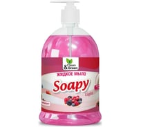 Жидкое мыло Прохим "Soapy" Light Ягодный десерт, с дозатором, 1000 мл CG8240