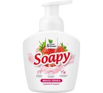 Жидкое мыло-пенка Прохим "Soapy" Клубника в йогурте, пенный дозатор, 400 мл CG8233
