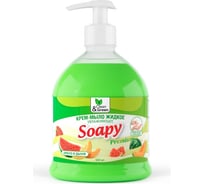 Крем-мыло жидкое Прохим "Soapy" Premium арбуз и дыня, увлажняющее, с дозатором, 500 мл CG8112