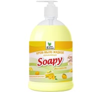 Крем-мыло жидкое Прохим "Soapy" Premium бисквит, увлажняющее, с дозатором, 1000 мл CG8115