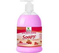 Крем-мыло жидкое Прохим "Soapy" Premium малина в карамели, увлажняющее, с дозатором, 500 мл CG8099