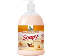 Крем-мыло жидкое Прохим "Soapy" Premium молоко и мёд, увлажняющее, с дозатором, 1000 мл CG8113