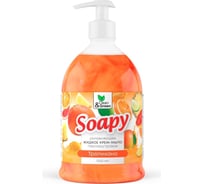 Прохим Крем-мыло жидкое с перламутром "Soapy" тропикано, увлажняющее, с дозатором, 1000 мл CG8309