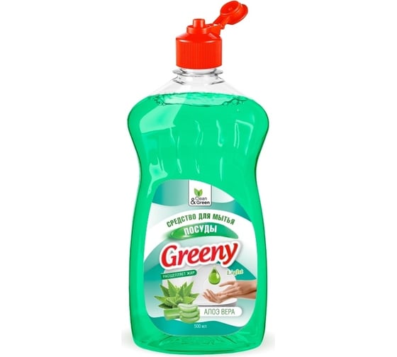 Средство для мытья посуды Прохим "Greeny" Light Алоэ вера, 500 мл CG8153 1