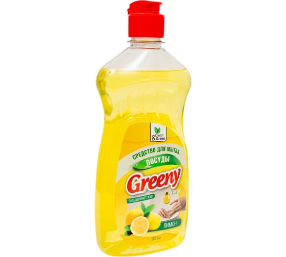 Средство для мытья посуды Прохим "Greeny" Light Лимон, 500 мл CG8069