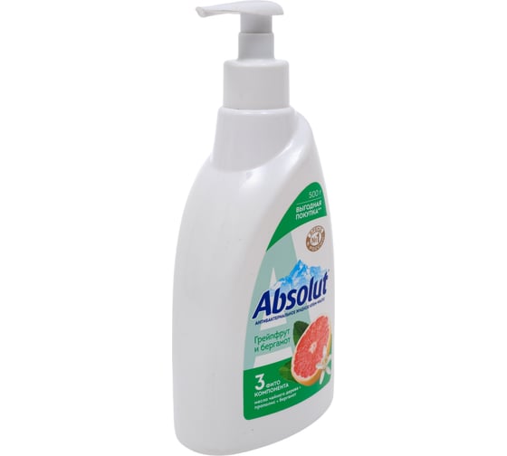 Мыло жидкое ABSOLUT Deo effect Грейпфрут и бергамот, 500 гр 5287