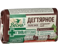 Мыло твердое ВЕСНА дегтярное, 90 г 6260 32871648