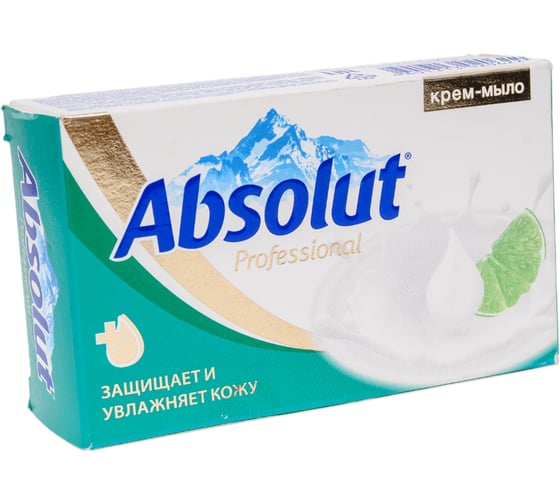 Мыло твердое ABSOLUT Professional, лайм, 90 гр в пачке 6249