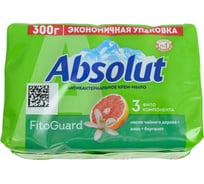 Мыло твердое ABSOLUT FitoGuard, грейпфрут и бергамот, 4 по 75 гр 6275