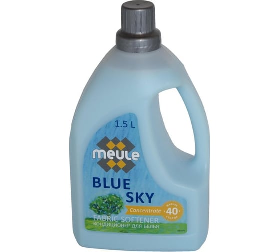 Концентрированный кондиционер для белья Meule Blue Sky Softeher 1.5 л, 40 стирок, Голубое Небо 00-00000025