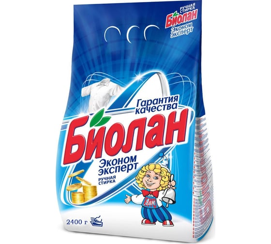 Стиральный порошок БИОЛАН Эконом эксперт 2.4 кг 6889