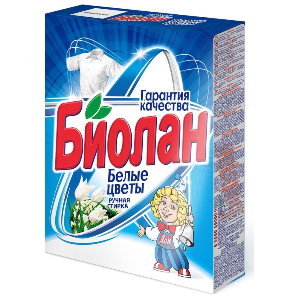 Стиральный порошок БИОЛАН Белые цветы 350 г 6887 - выгодная цена ...