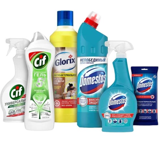 Набор чистоты DOMESTOS СIF GLORIX 1 шт. 68433912 1
