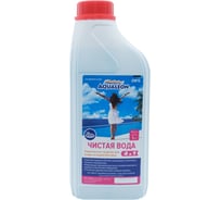 Комплексное средство Aqualeon Чистая Вода для ухода за водой бассейна 4 в 1, 1 л, OW1L