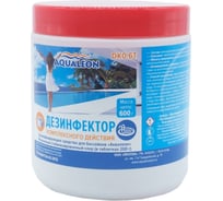 Дезинфектор Aqualeon МСХ КД, медленный стабилизированный хлор в таблетках 200 г, 0.6 кг, DKO.6T