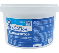 Дезинфектор Aqualeon МСХ, медленный стабилизированный хлор в таблетках 20 г, 1.5 кг, DMM1.5T