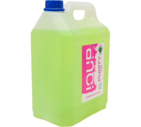 Средство для мытья посуды IQUP Purity Сrystal Aloe Vera 5 л, канистра ПНД 802682