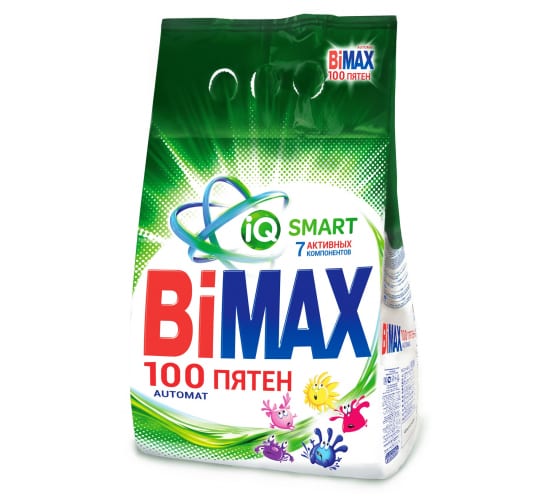 Стиральный порошок BiMax 100 пятен 900гр 842 1