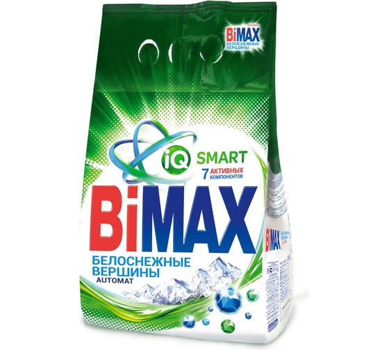Стиральный порошок BiMax АВТОМАТ БЕЛОСНЕЖНЫЕ ВЕРШИНЫ 400г. 862