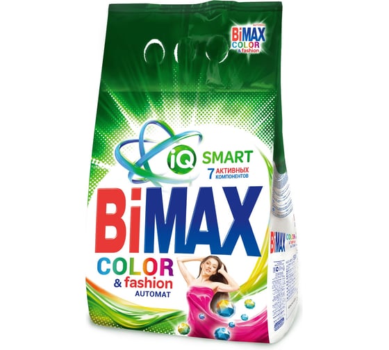 Стиральный порошок BiMax АВТОМАТ COLOR&FASHION 400гр 13667