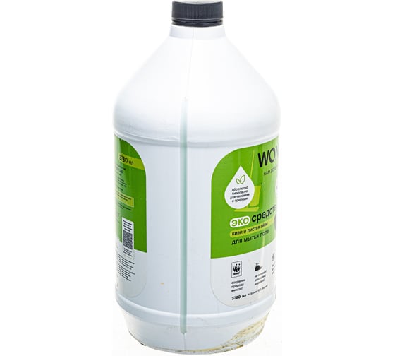 Экосредство для мытья пола WONDERLAB киви и листья айвы, 3.78 л WL3780LSC19KQ